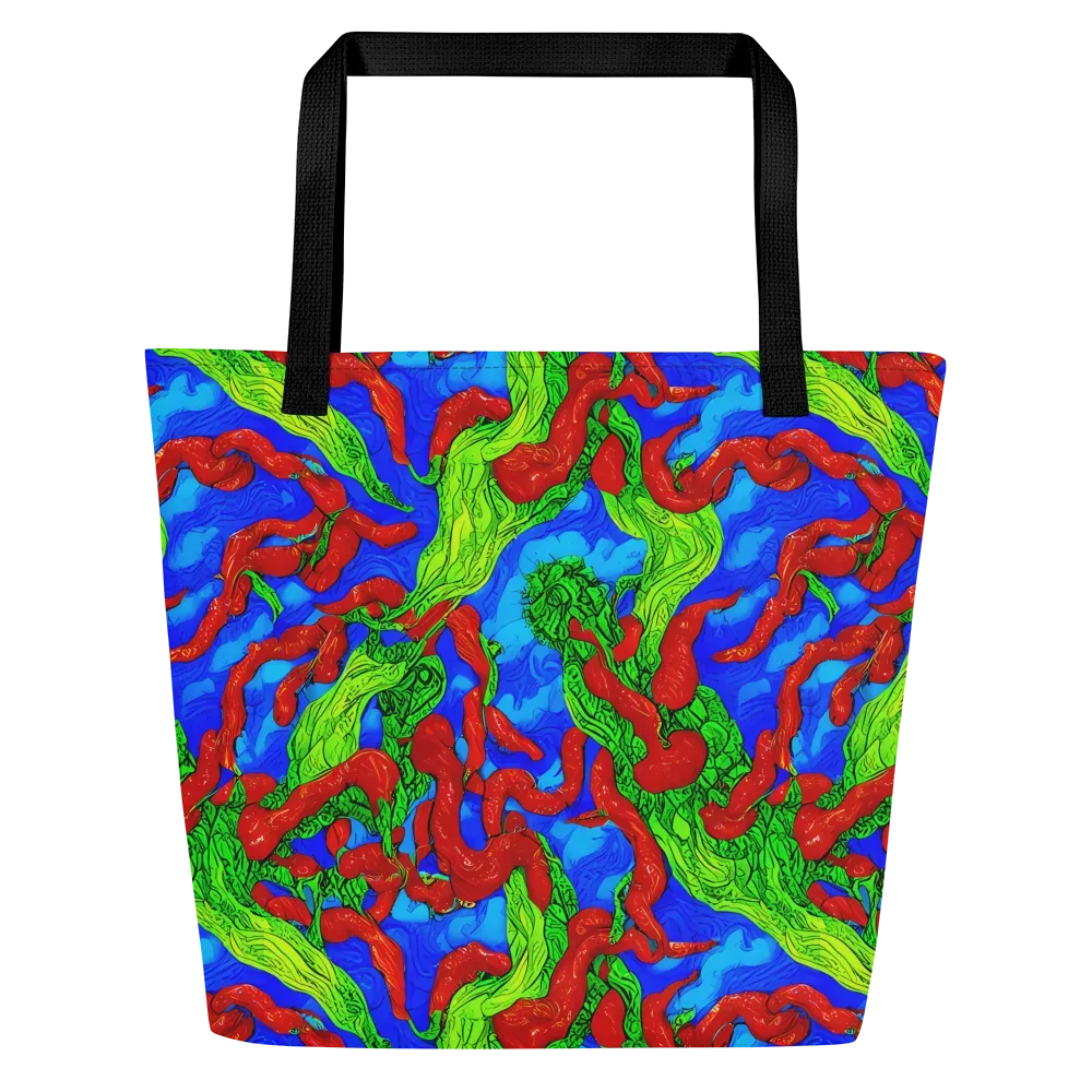 Pepper Voltage on Large Tote Bag W/ Pocket — Front