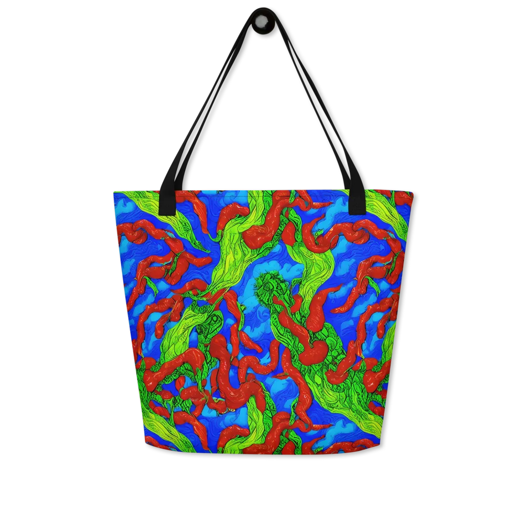 Pepper Voltage on Large Tote Bag W/ Pocket — Front