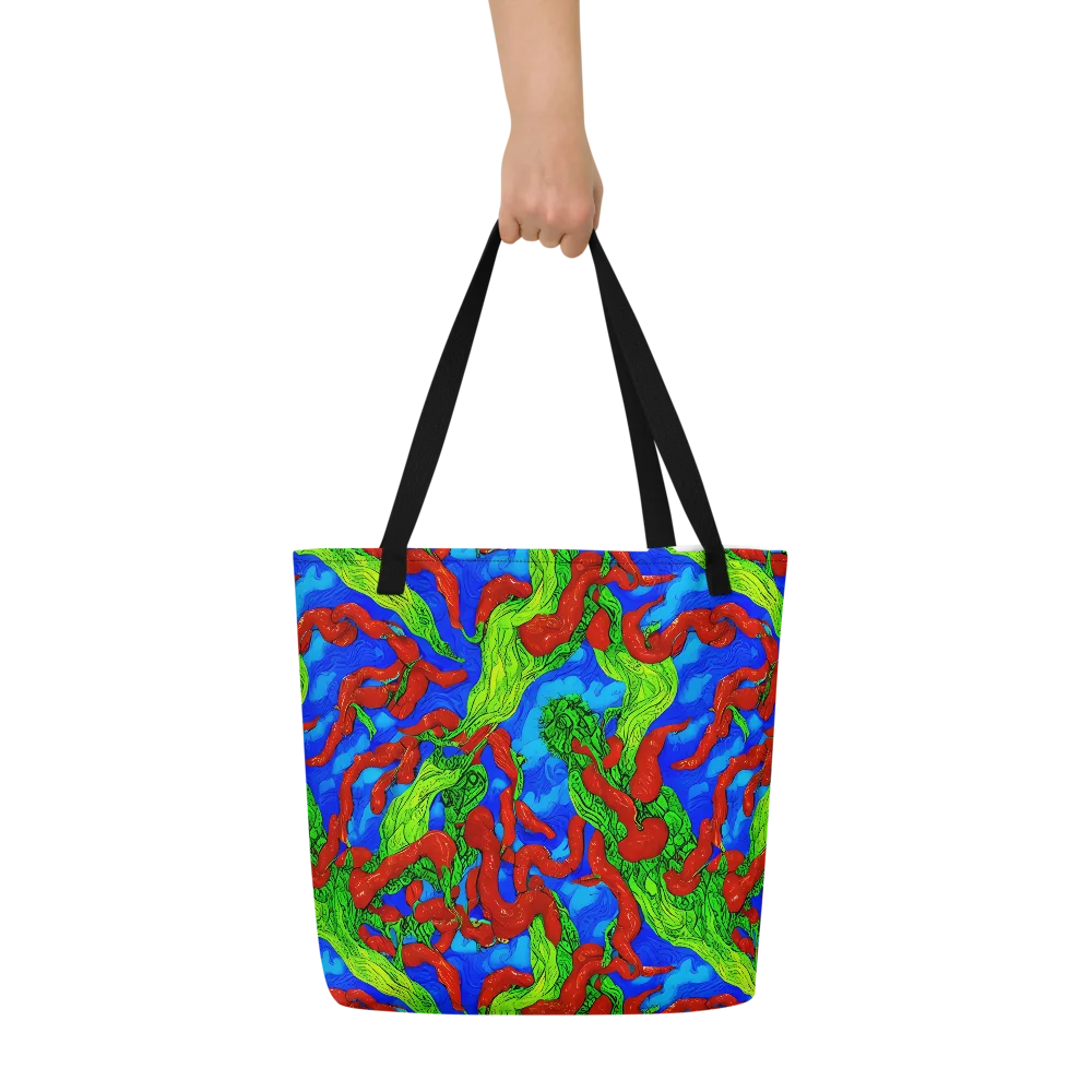 Pepper Voltage on Large Tote Bag W/ Pocket — Front