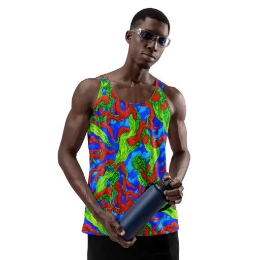 Pepper Voltage on a Men's Tank Top