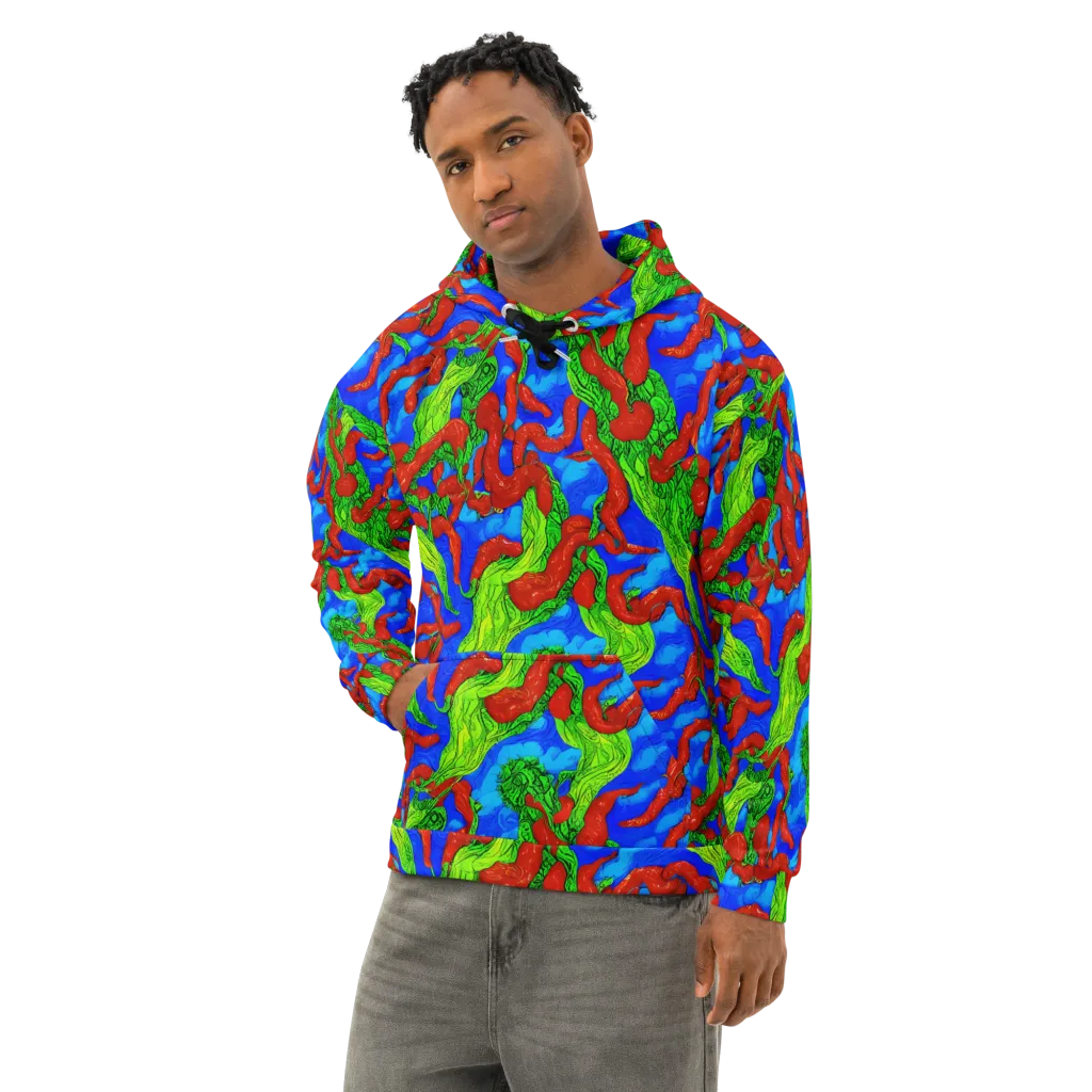 Pepper Voltage on Cotton Hoodie — Left Front