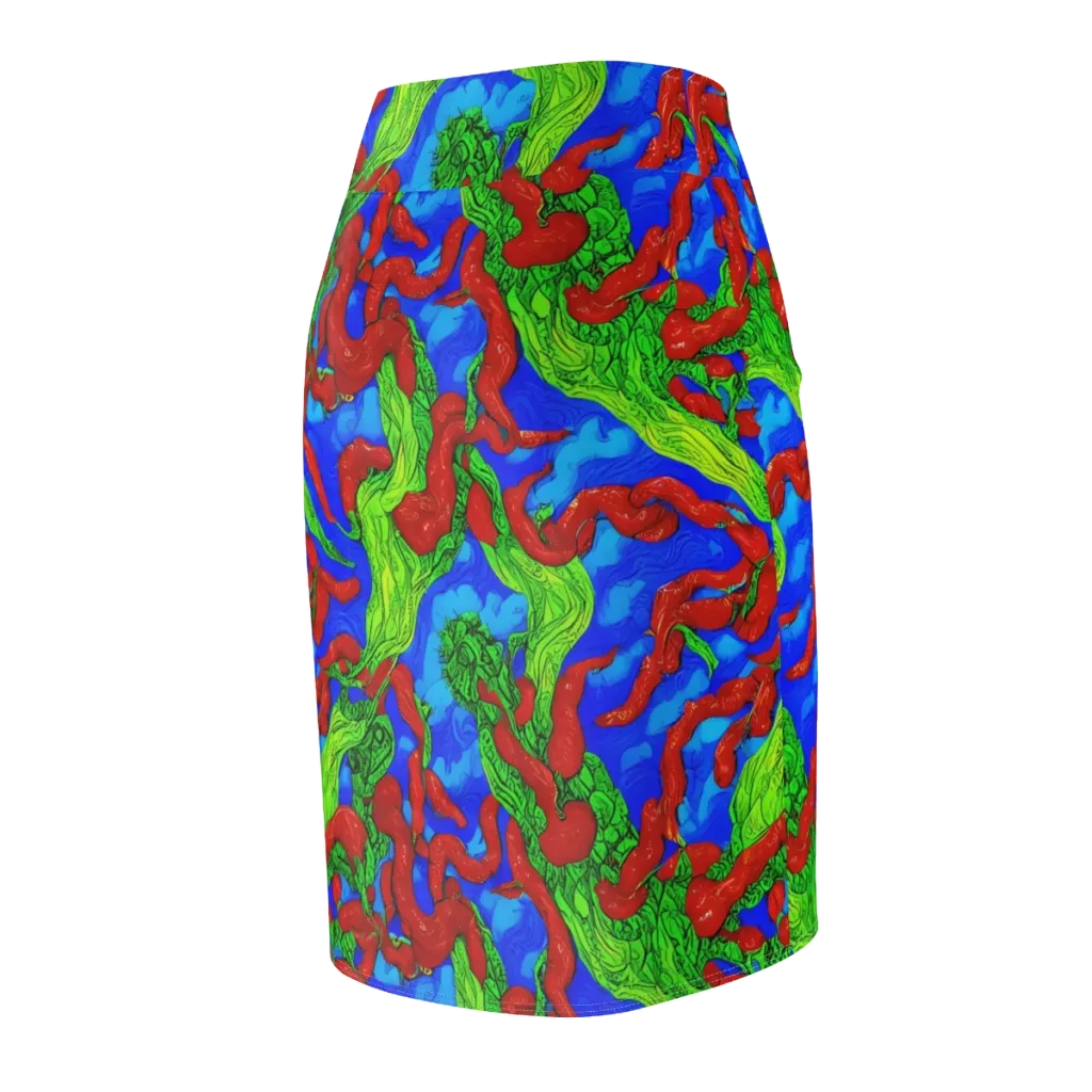 Pepper Voltage on Pencil Skirt — Back Side