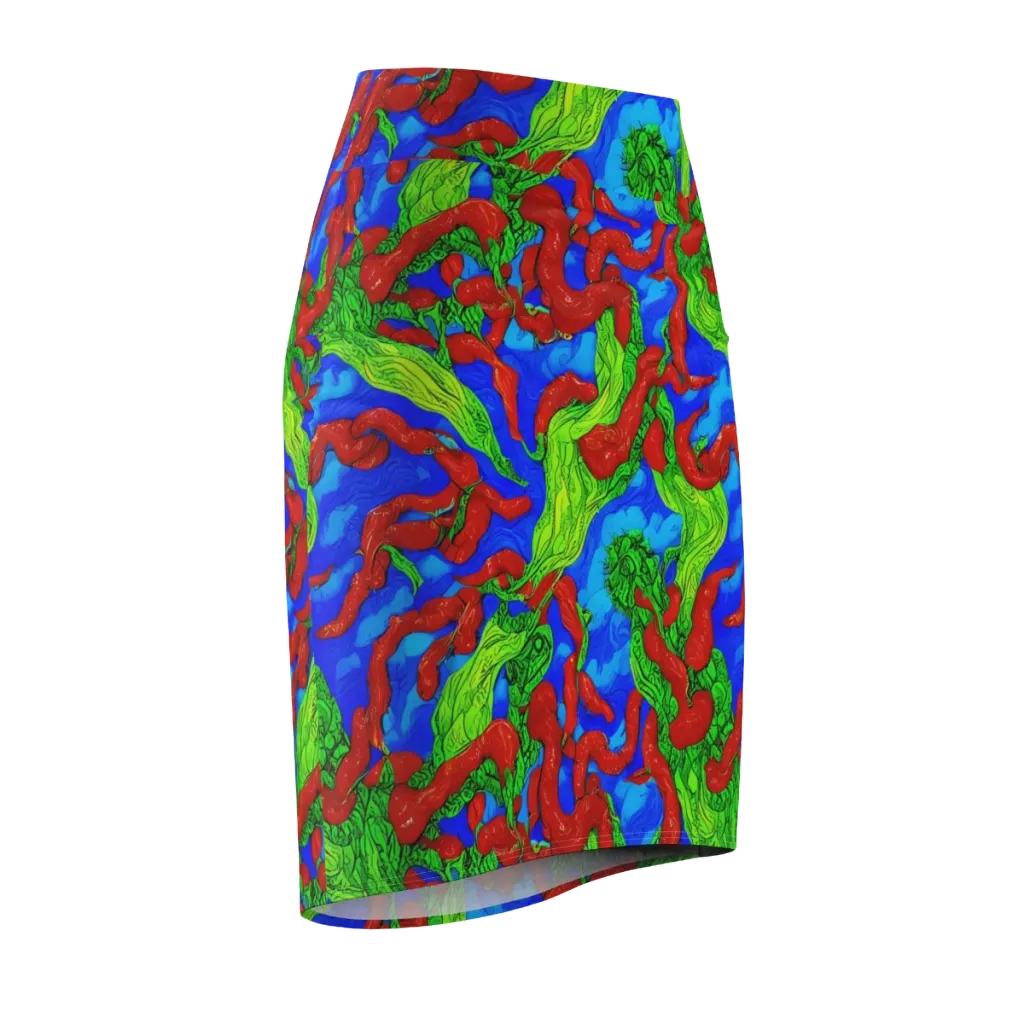 Pepper Voltage on Pencil Skirt — Front Side