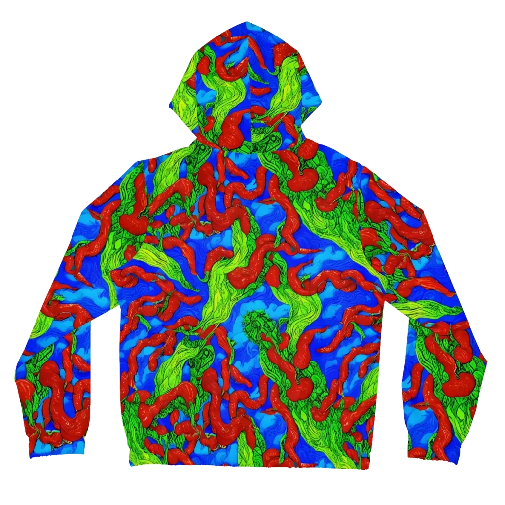 Pepper Voltage on Women's Full-Zip Hoodie — Back