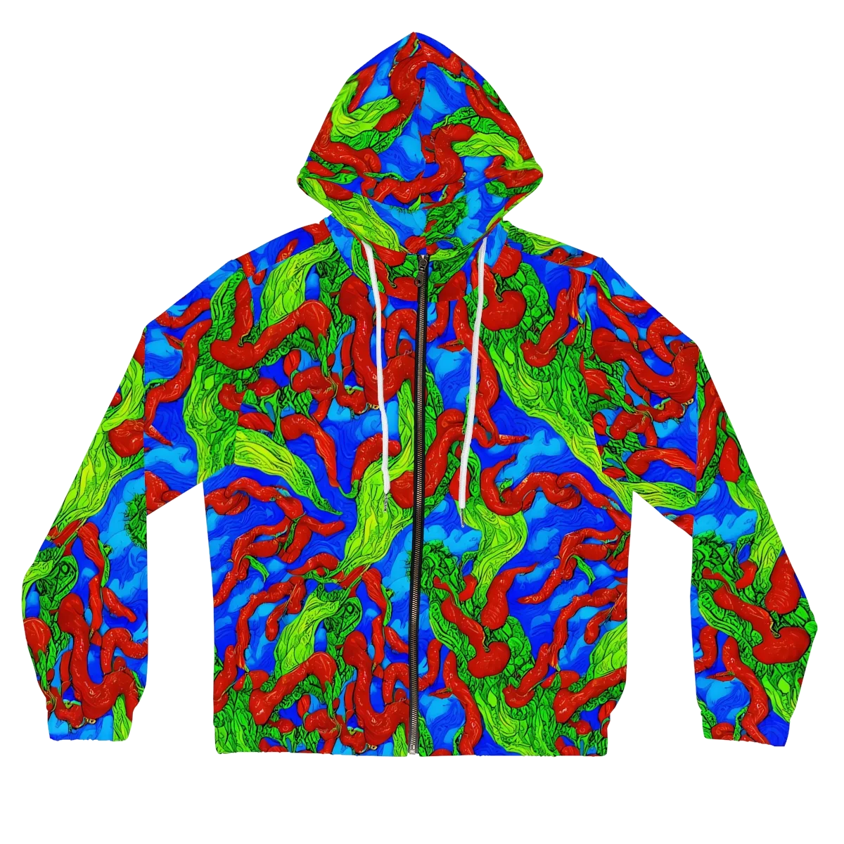 Pepper Voltage on Women's Full-Zip Hoodie — Front