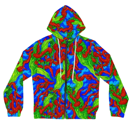 Pepper Voltage on a Women's Full-Zip Hoodie