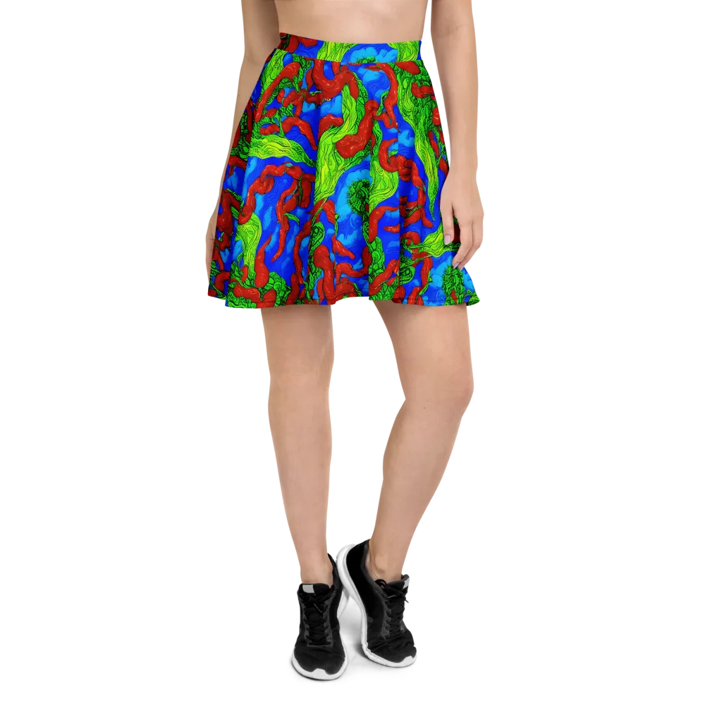 Pepper Voltage on Skater Skirt — Front