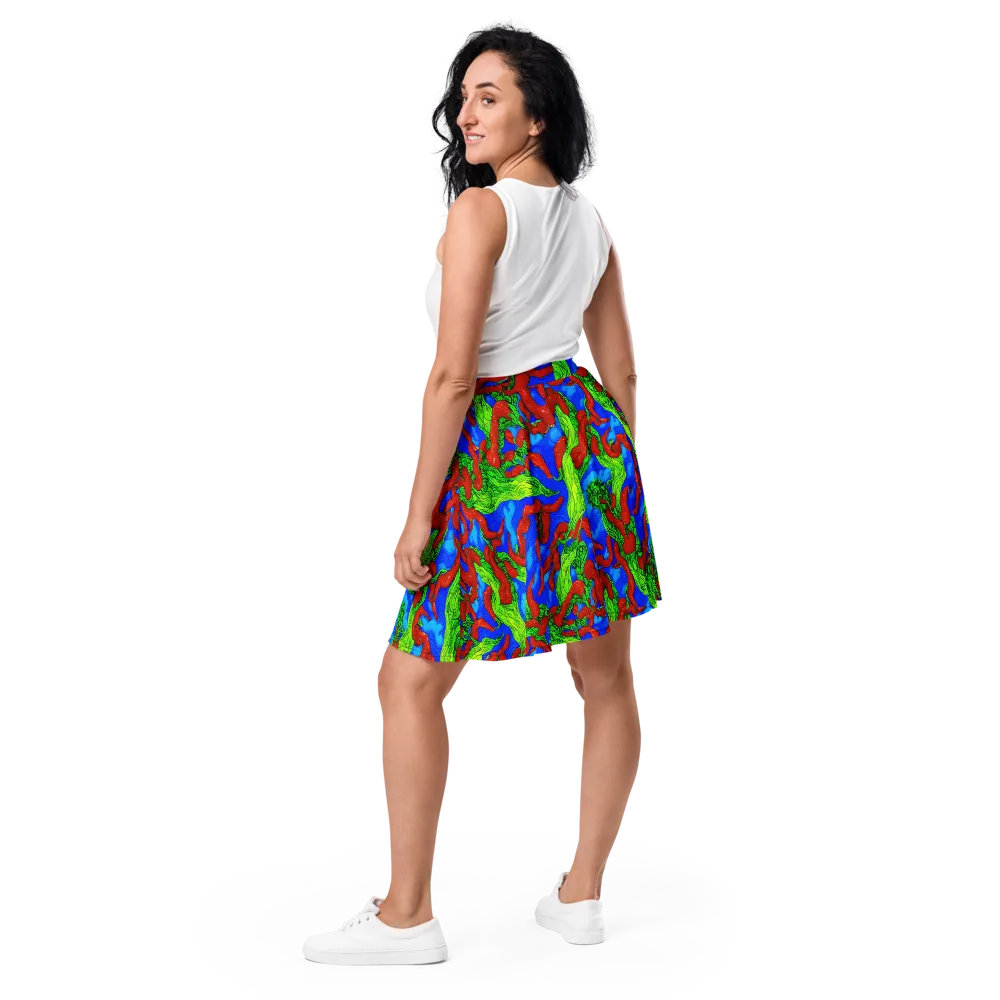 Pepper Voltage on Skater Skirt — Back
