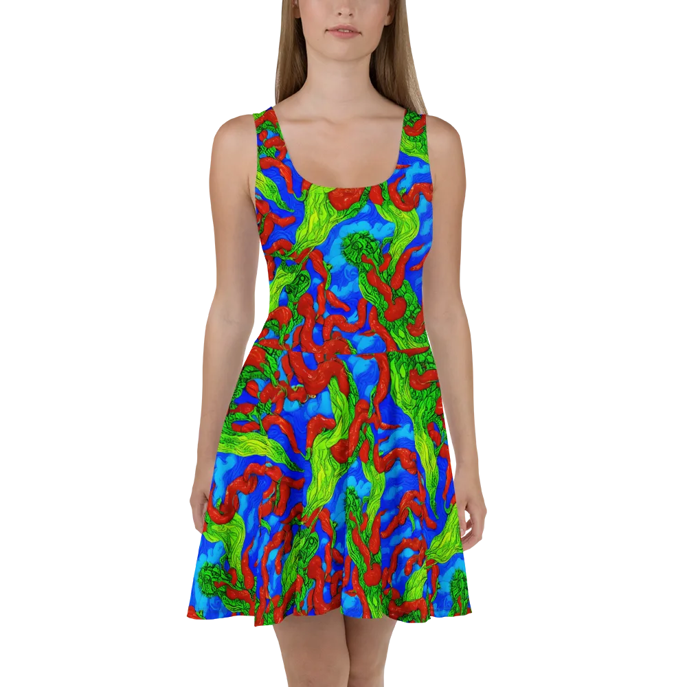 Pepper Voltage on Skater Dress — Front