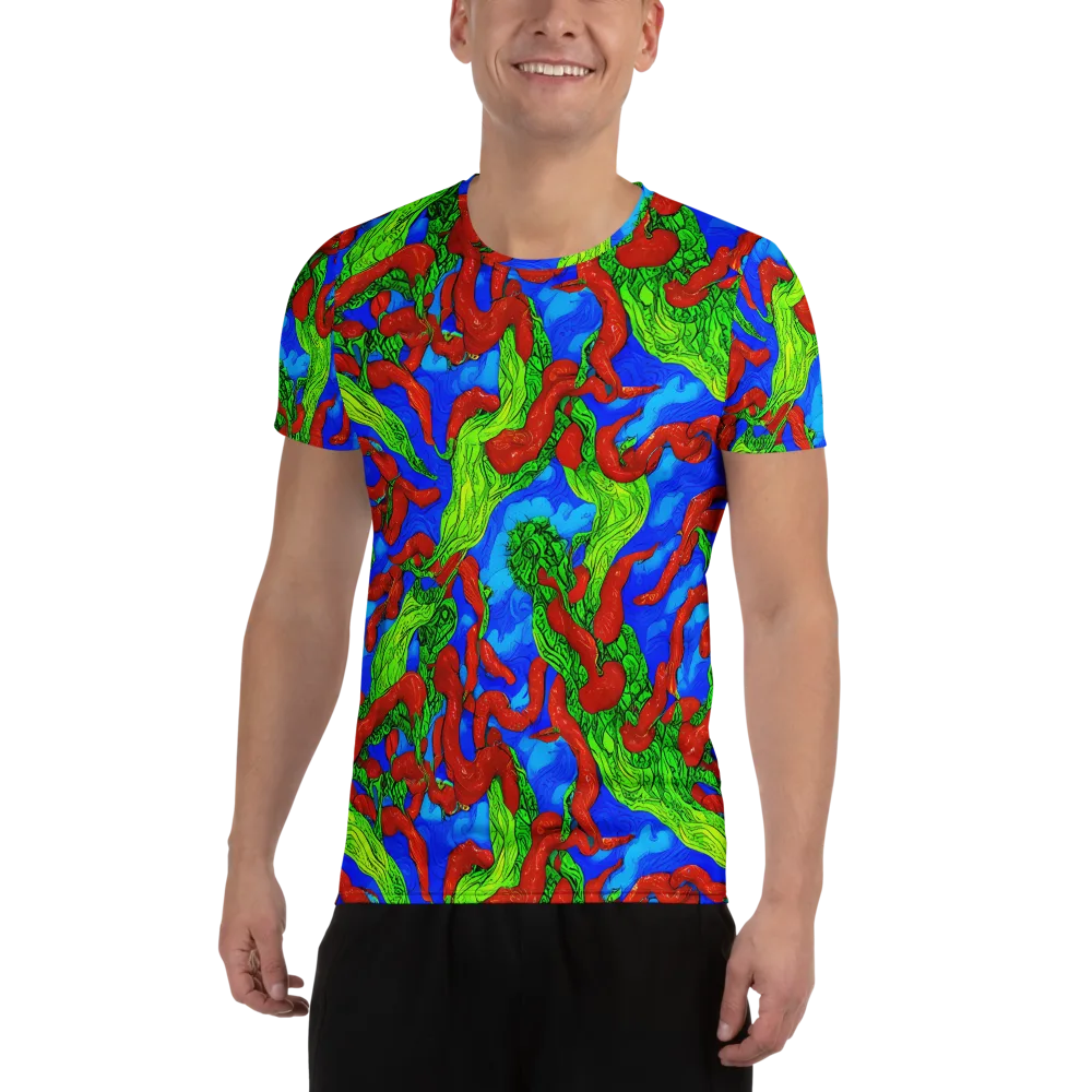 Pepper Voltage on Men's Athletic T-Shirt — Front