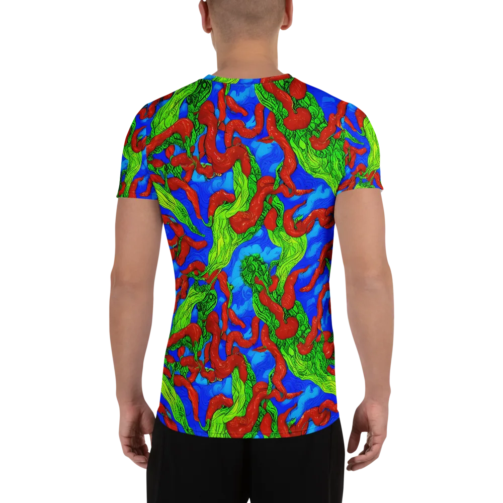 Pepper Voltage on Men's Athletic T-Shirt — Back