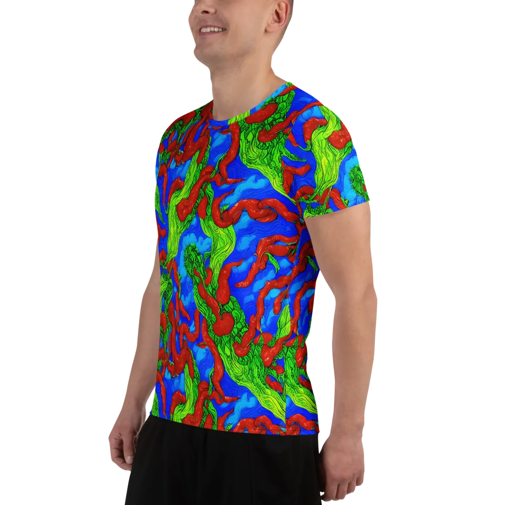 Pepper Voltage on Men's Athletic T-Shirt — Left