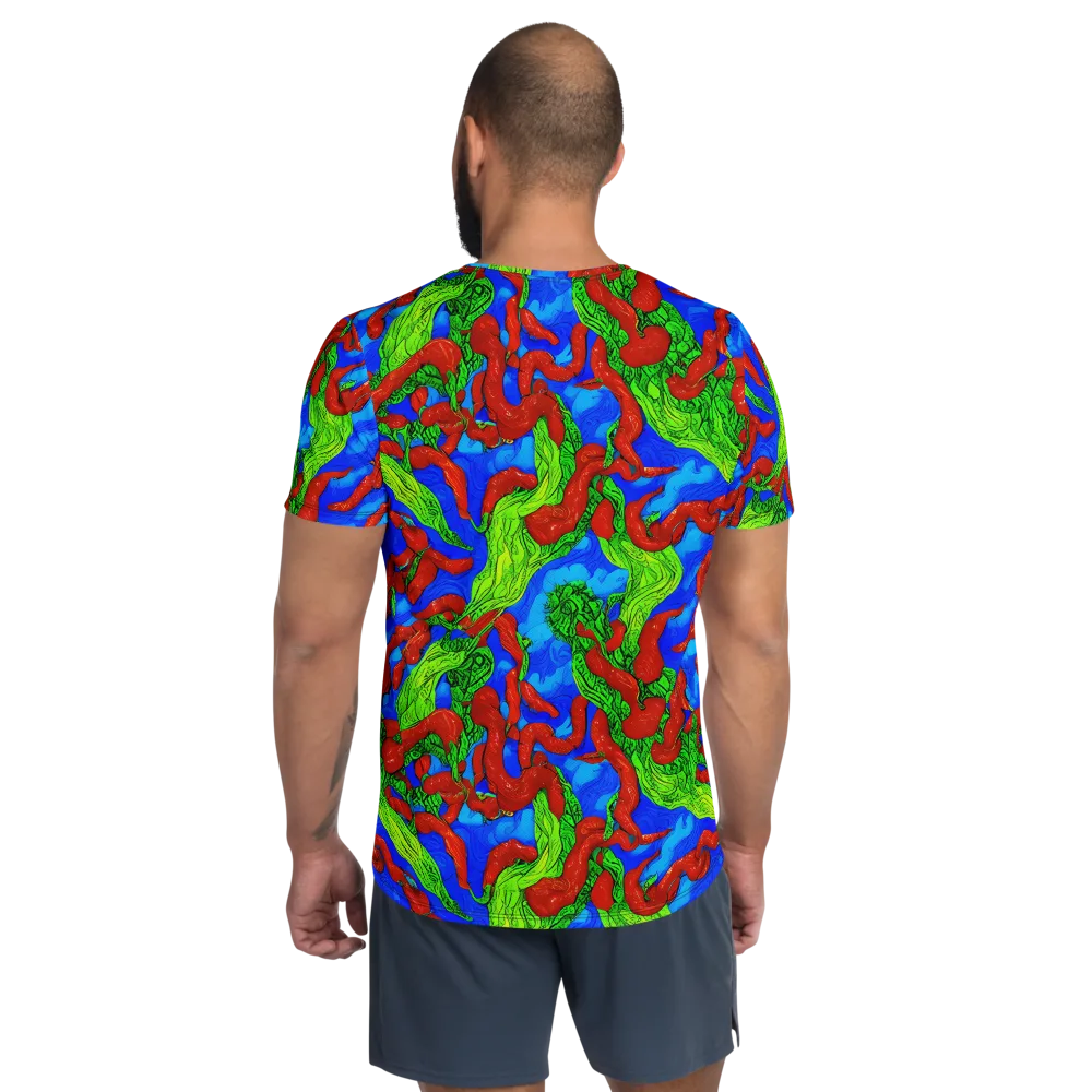 Pepper Voltage on Men's Athletic T-Shirt — Back
