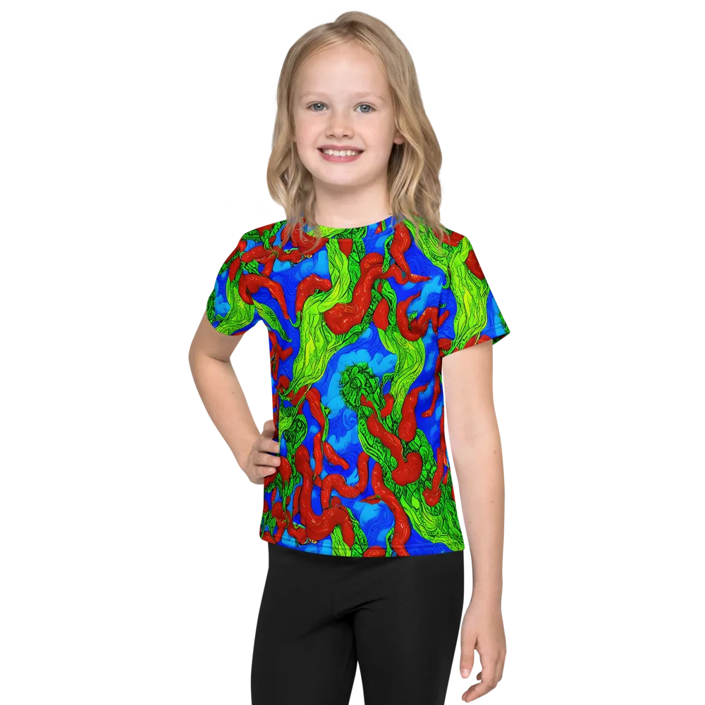 Pepper Voltage on Kids Crew Neck T-Shirt — Front