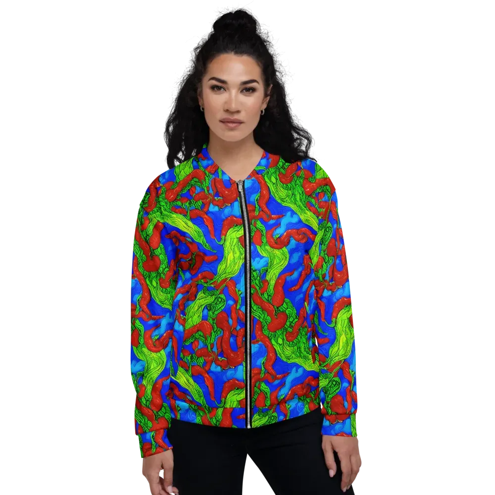 Pepper Voltage on Bomber Jacket — Front