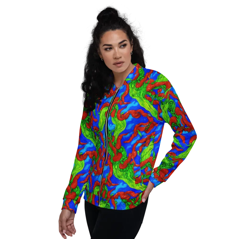Pepper Voltage on Bomber Jacket — Left