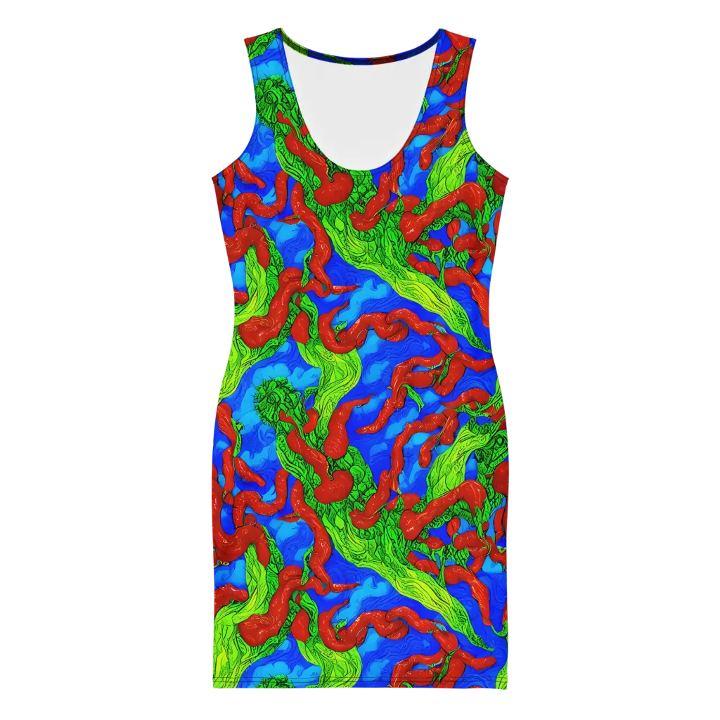 Pepper Voltage on Bodycon Dress — Front