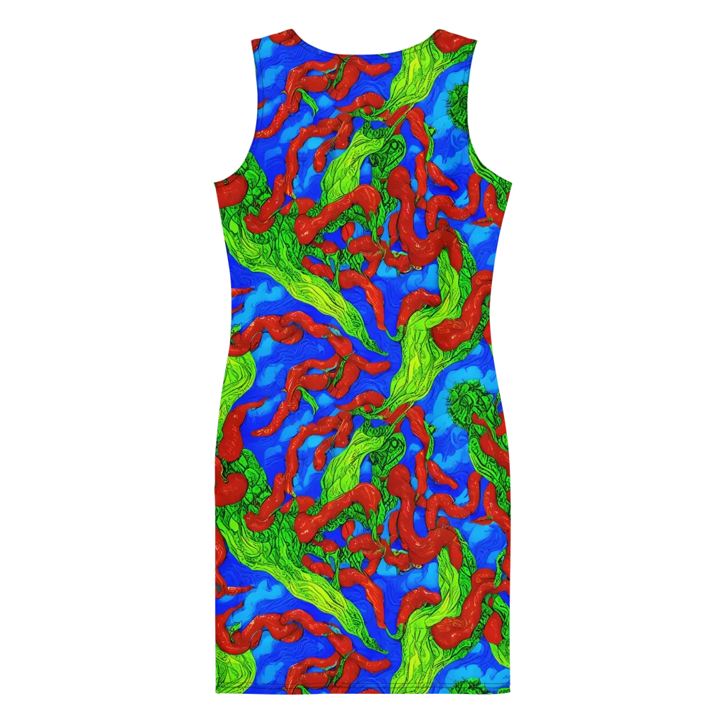 Pepper Voltage on Bodycon Dress — Back