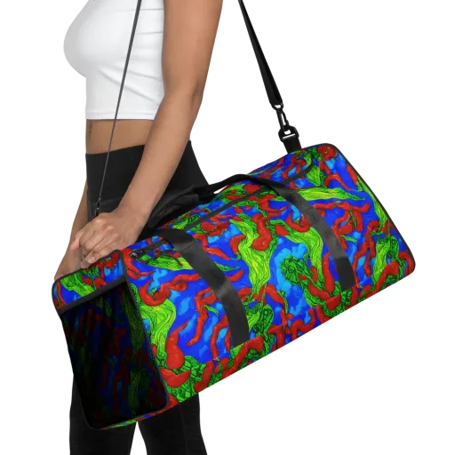 Pepper Voltage on a Duffle Bag