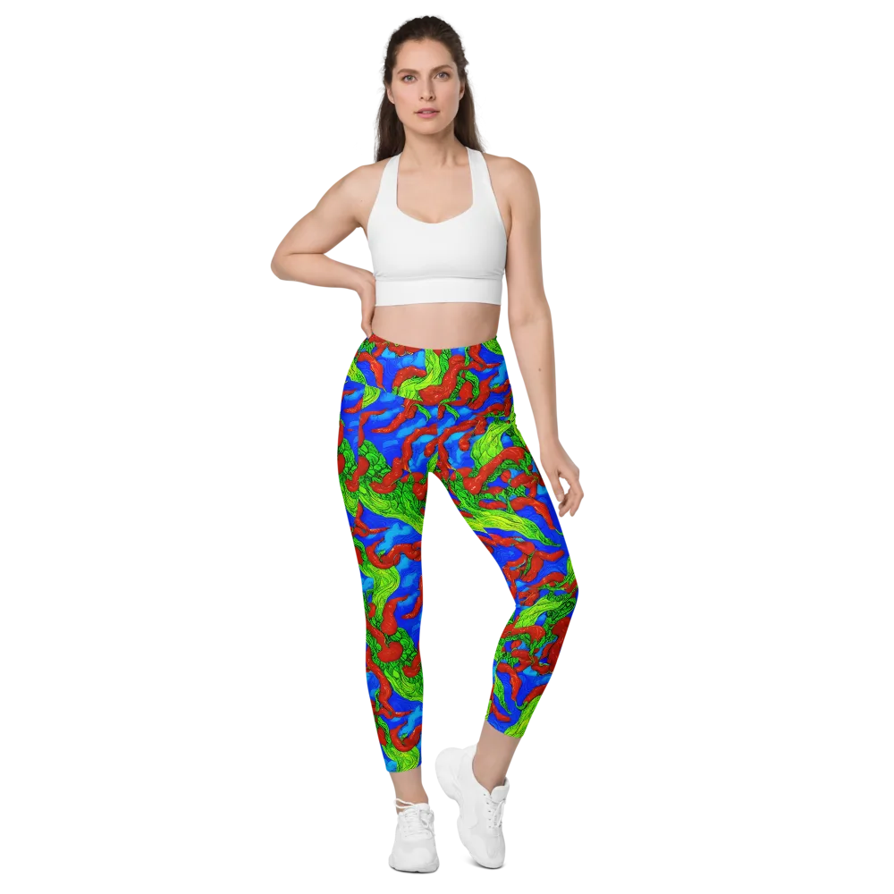 Pepper Voltage on Leggings with Pockets — Front