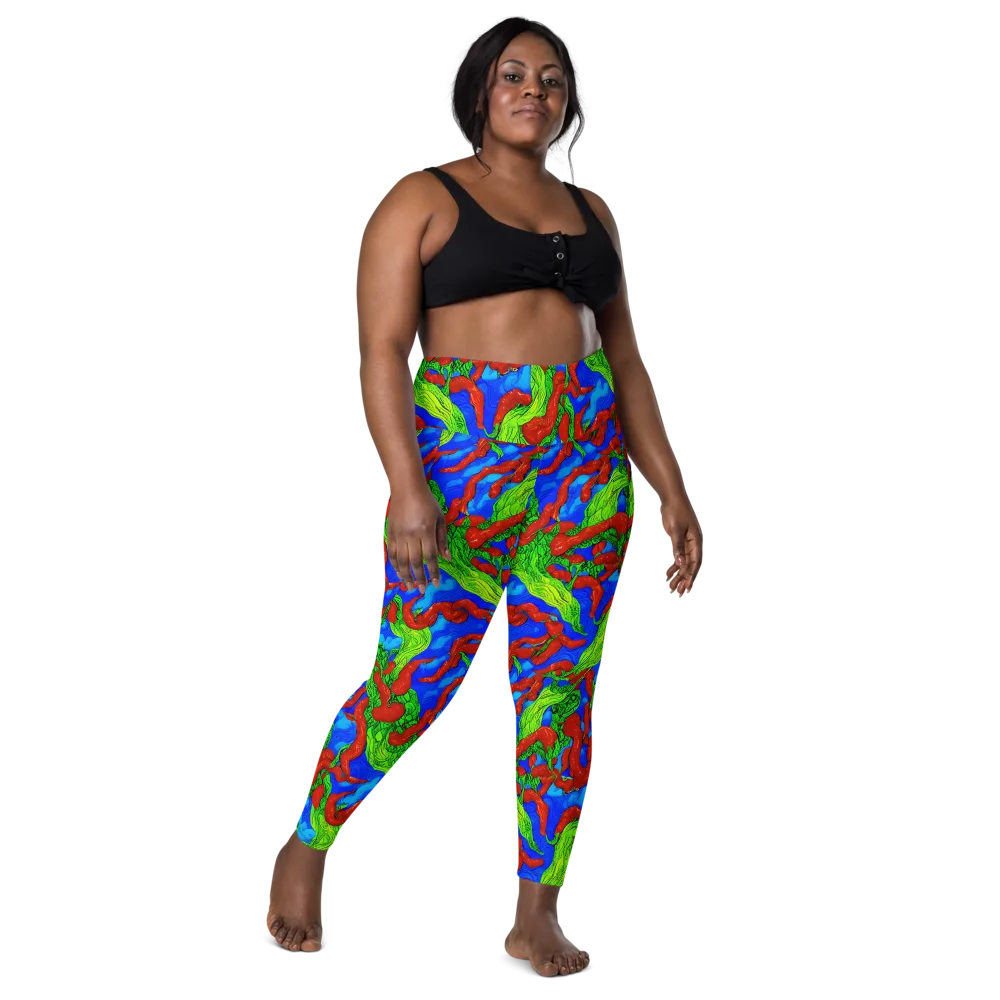 Pepper Voltage on Leggings with Pockets — Front