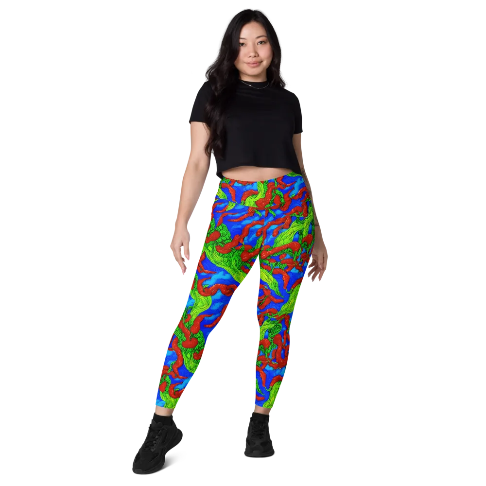 Pepper Voltage on Leggings with Pockets — Front