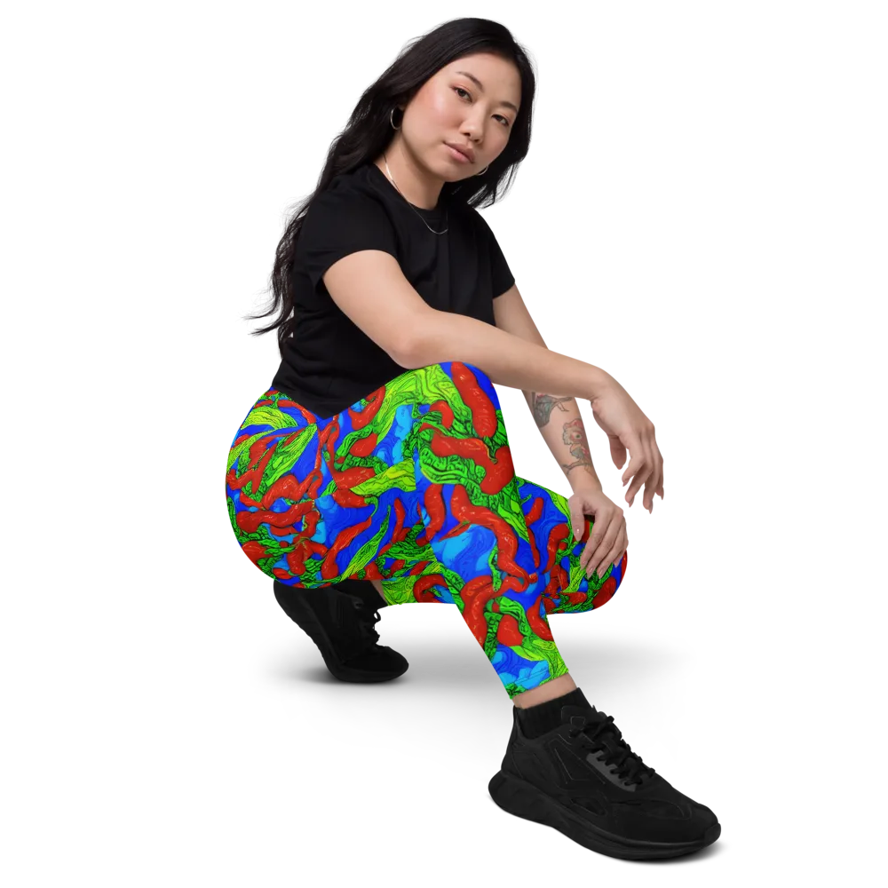Pepper Voltage on Leggings with Pockets — Right Front