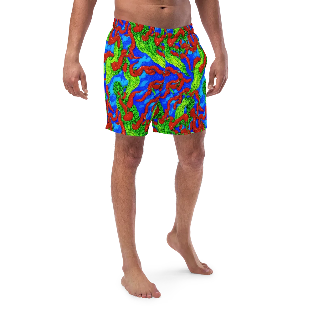 Pepper Voltage on Swim Trunks — Front