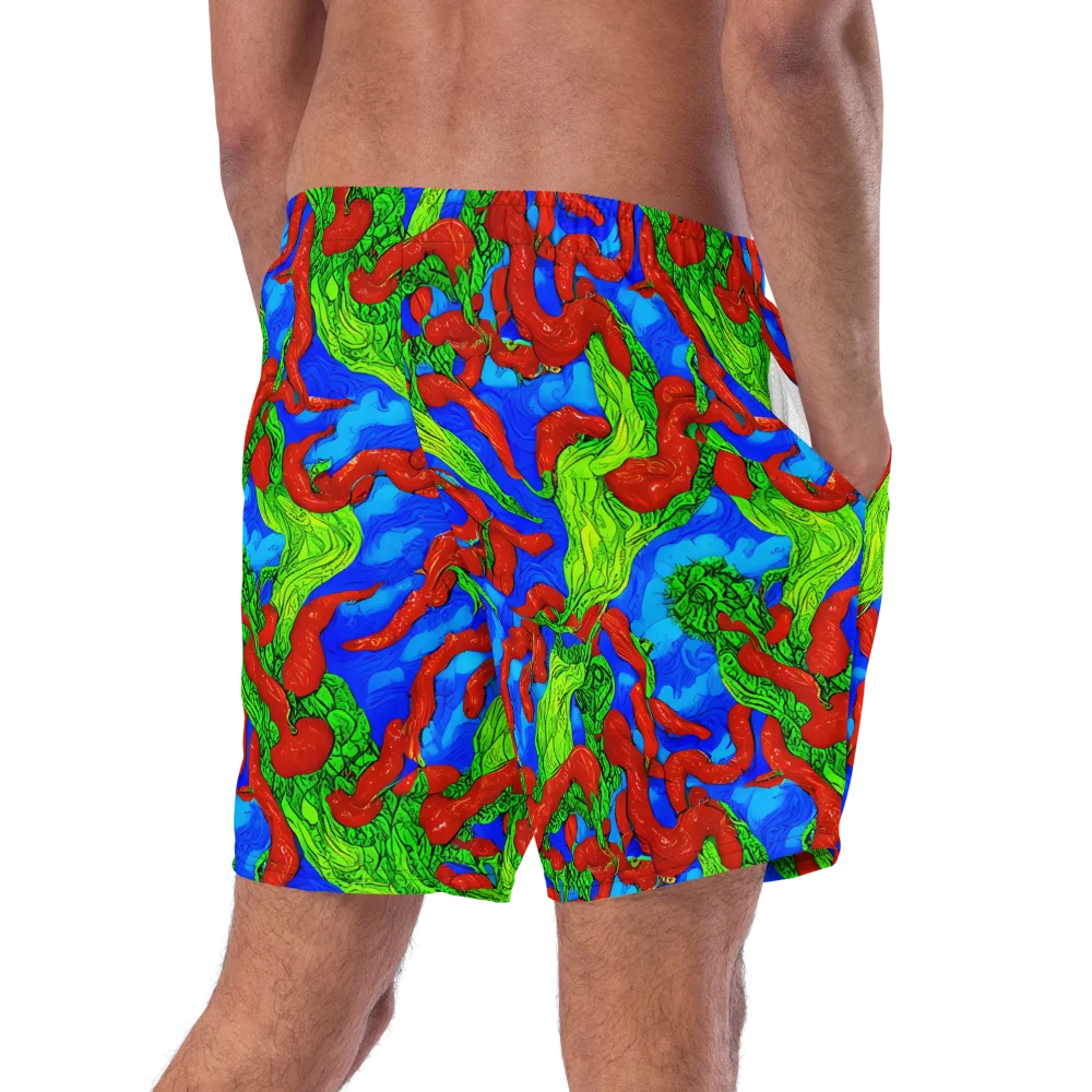 Pepper Voltage on Swim Trunks — Right Back