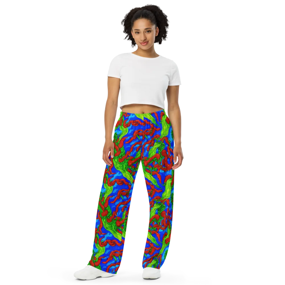 Pepper Voltage on Wide-Leg Pants — Front