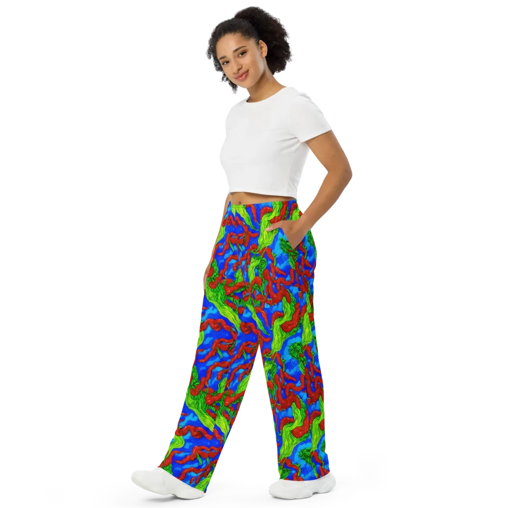 Pepper Voltage on Wide-Leg Pants — Left Front