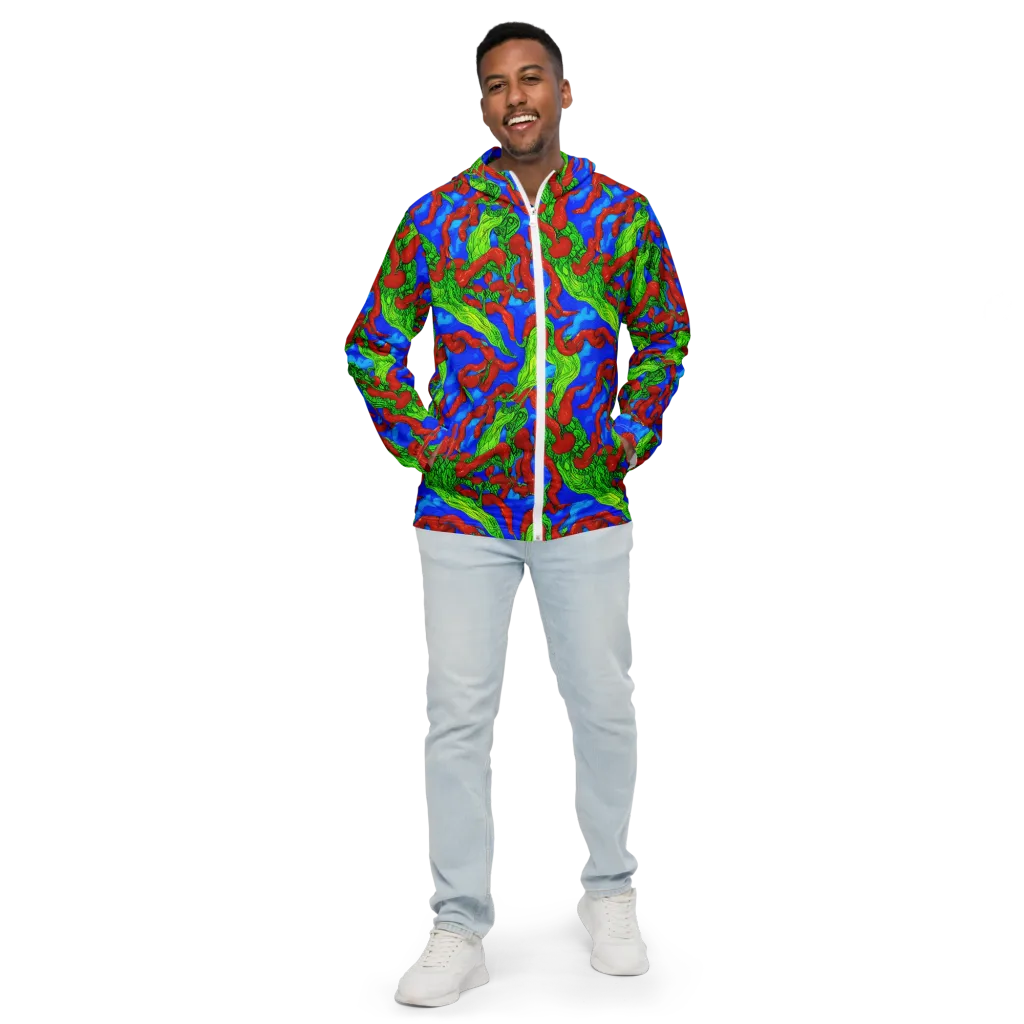 Pepper Voltage on Men's Windbreaker — Front