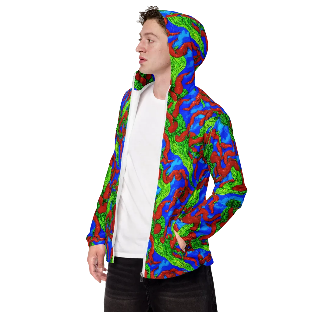 Pepper Voltage on Men's Windbreaker — Left Front