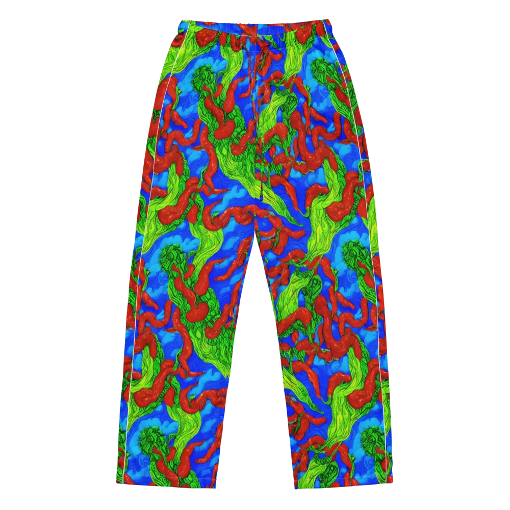 Pepper Voltage on Women's Pajama Pants — Front