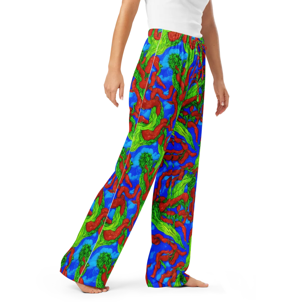 Pepper Voltage on Women's Pajama Pants — Right Front