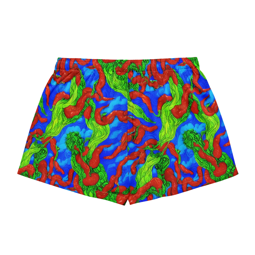 Pepper Voltage on Women's Pajama Shorts — Back
