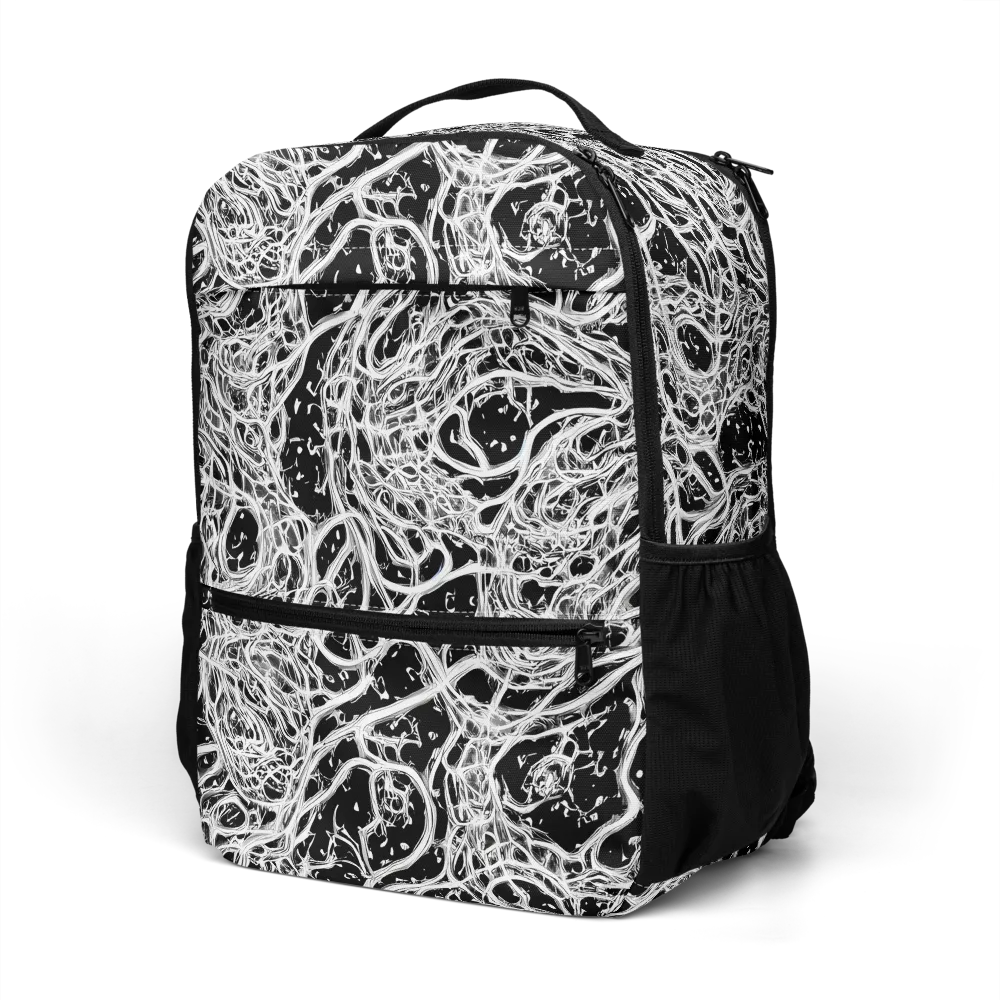 Black Thorn Tangle on Utility Backpack — Left Front
