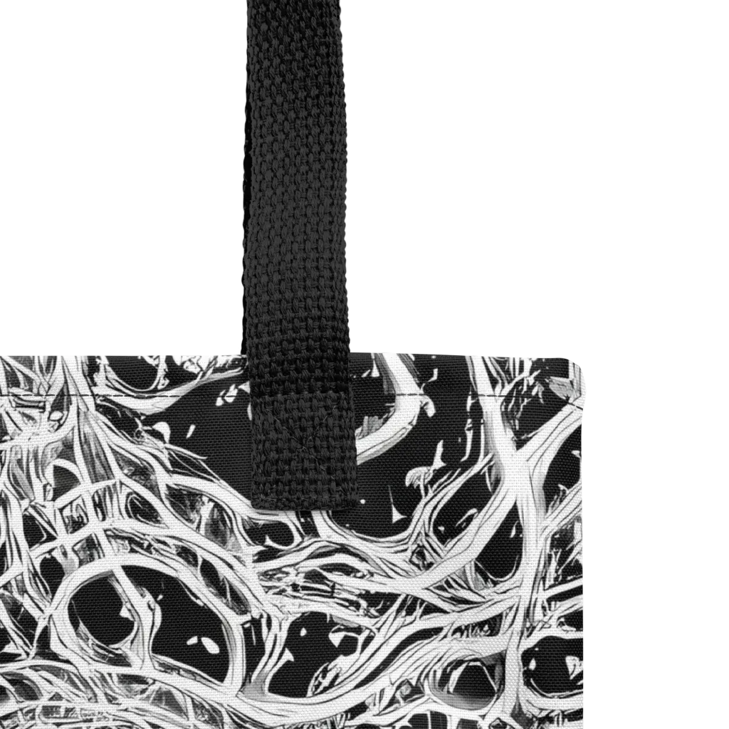 Black Thorn Tangle on Tote Bag — Product details