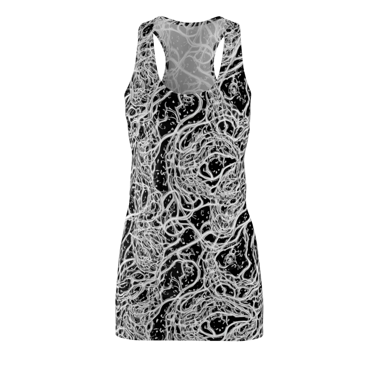 Black Thorn Tangle on Racerback Dress — Front