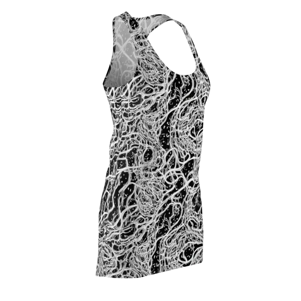 Black Thorn Tangle on Racerback Dress — Front Side