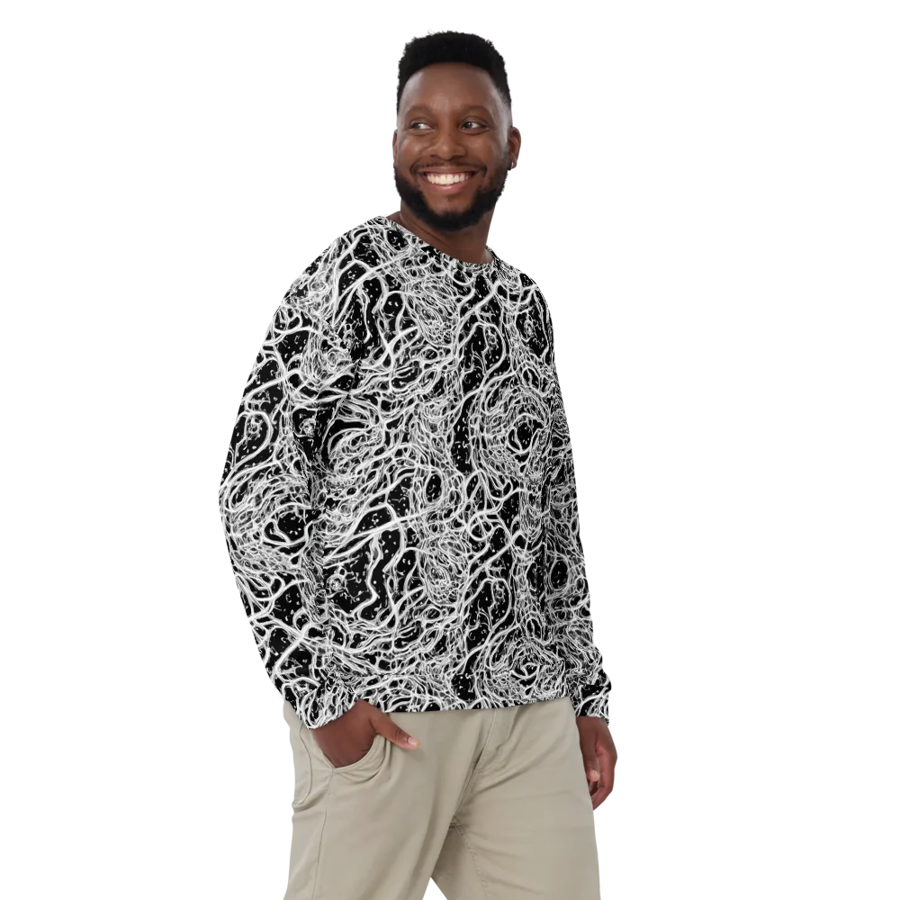 Black Thorn Tangle on Sweatshirt — Front