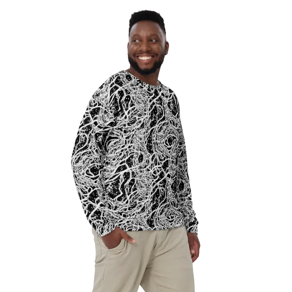 Black Thorn Tangle on Sweatshirt — Front