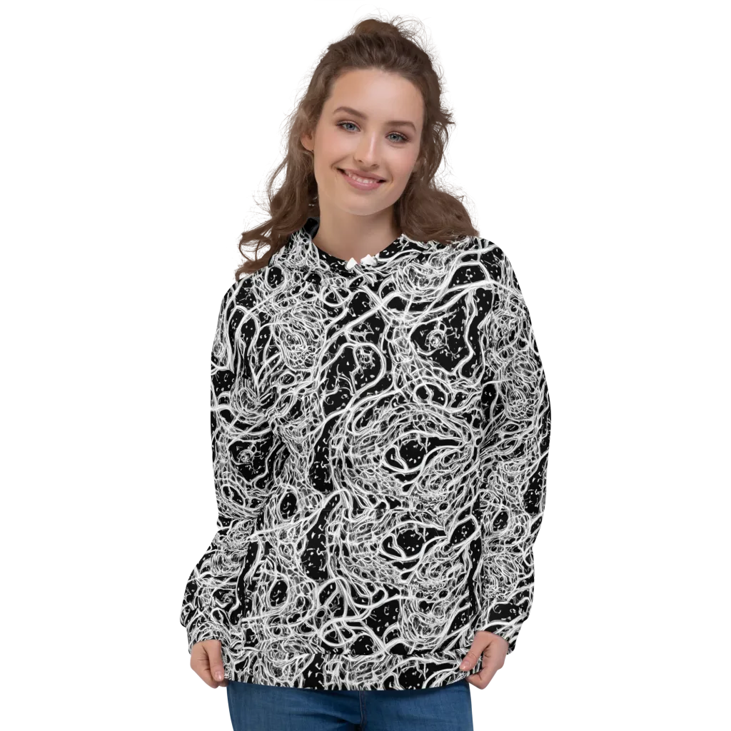 Black Thorn Tangle on Hoodie — Front