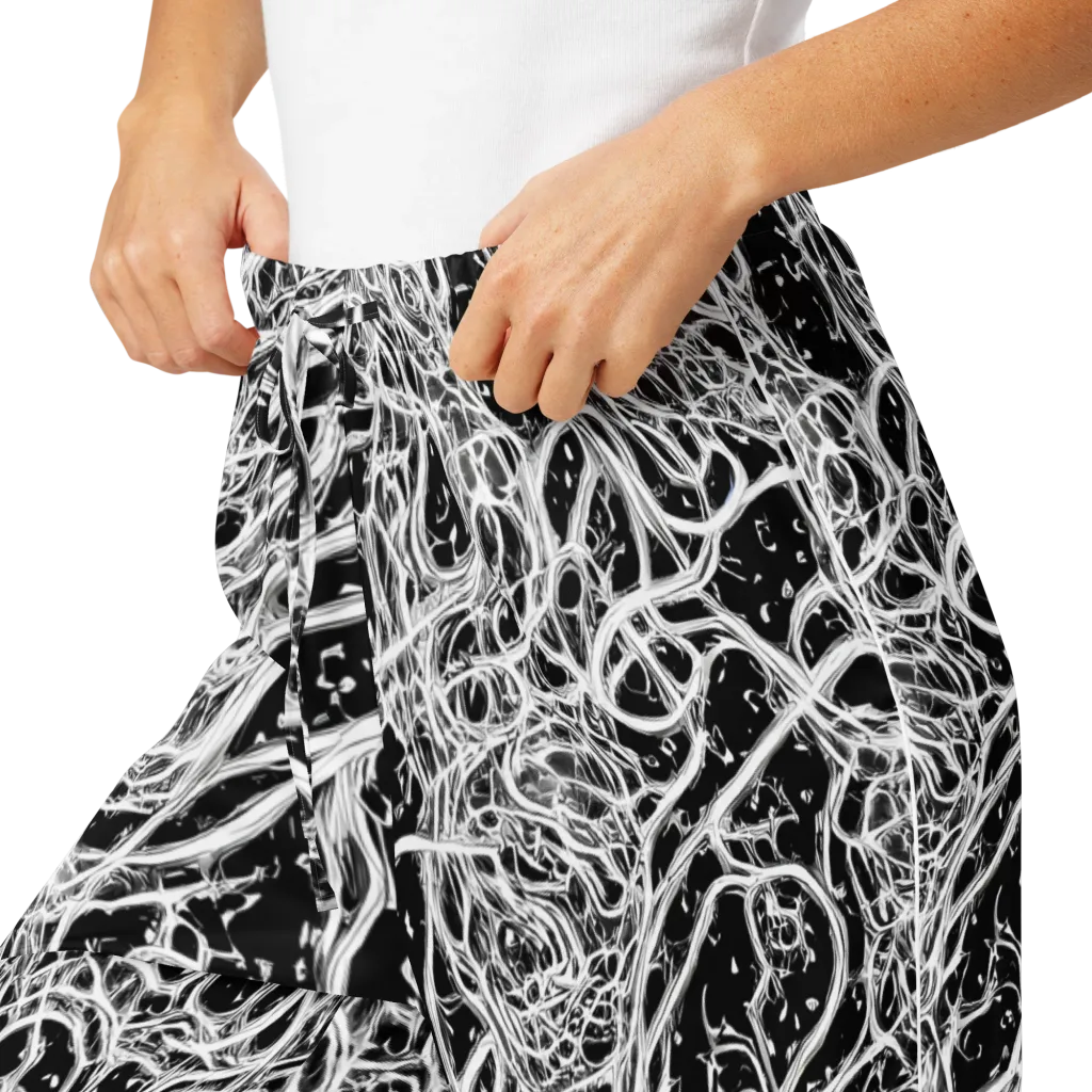 Black Thorn Tangle on Women's Pajama Pants — Product details