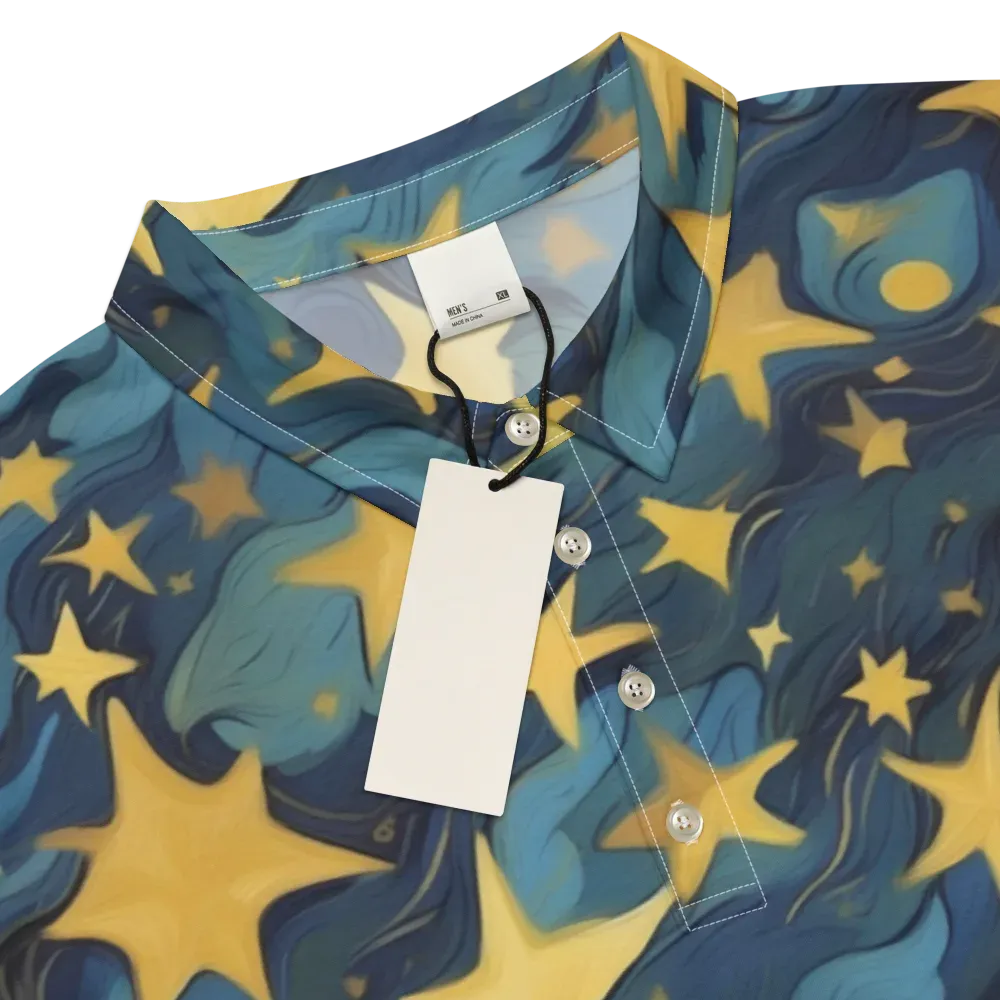 Celestial Current on Men's Slim Fit Polo Shirt — Product details