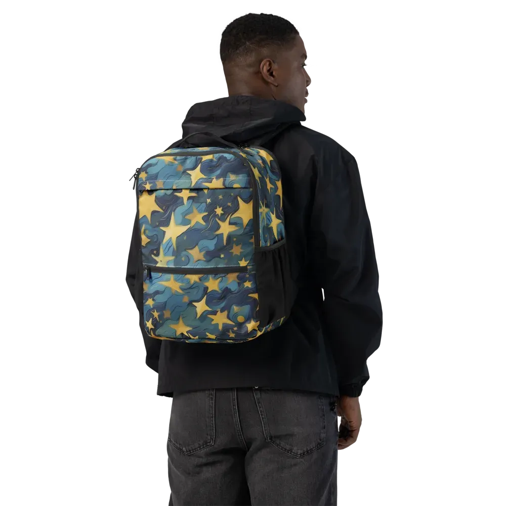 Celestial Current on Utility Backpack — Back