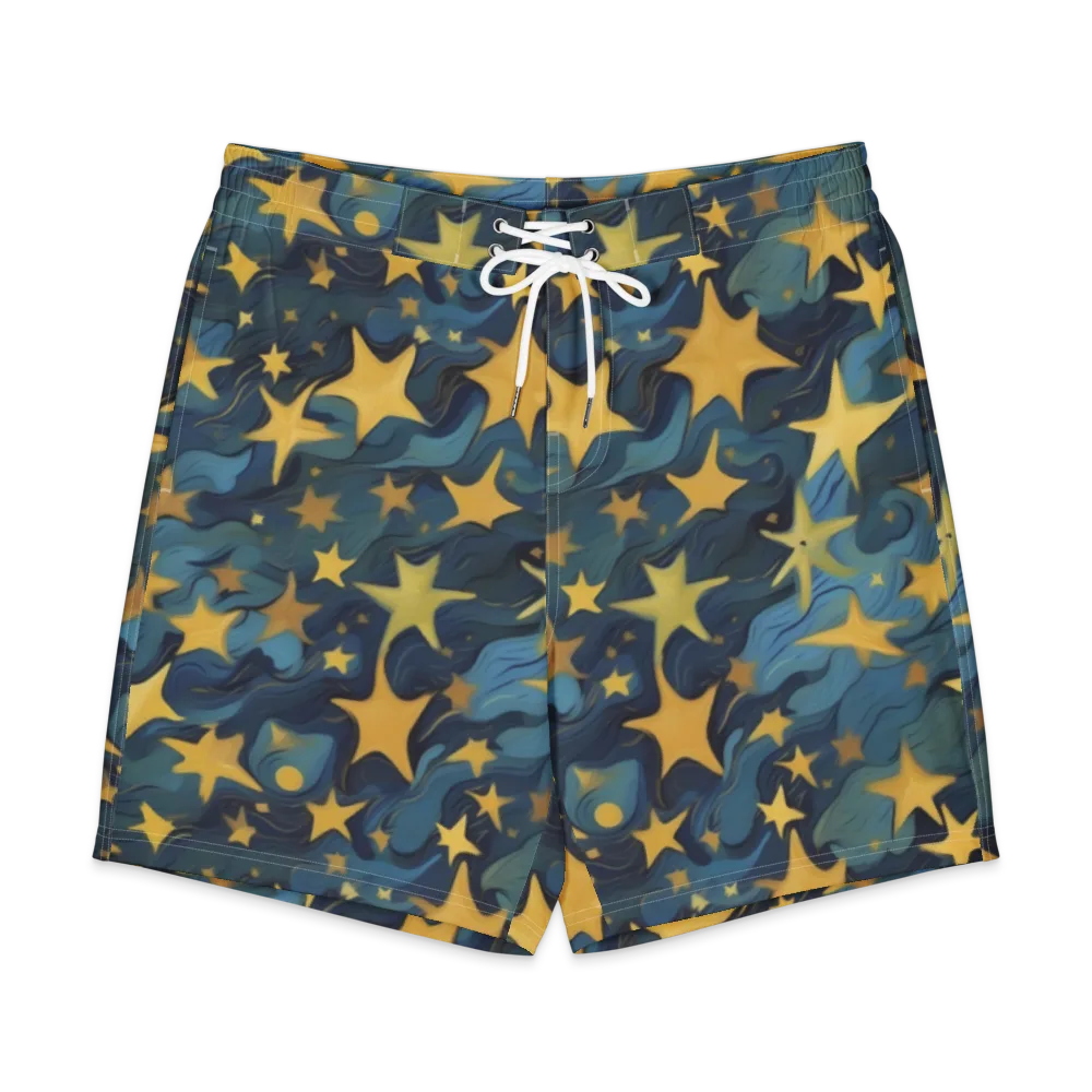 Celestial Current on Men's Board Shorts — Front