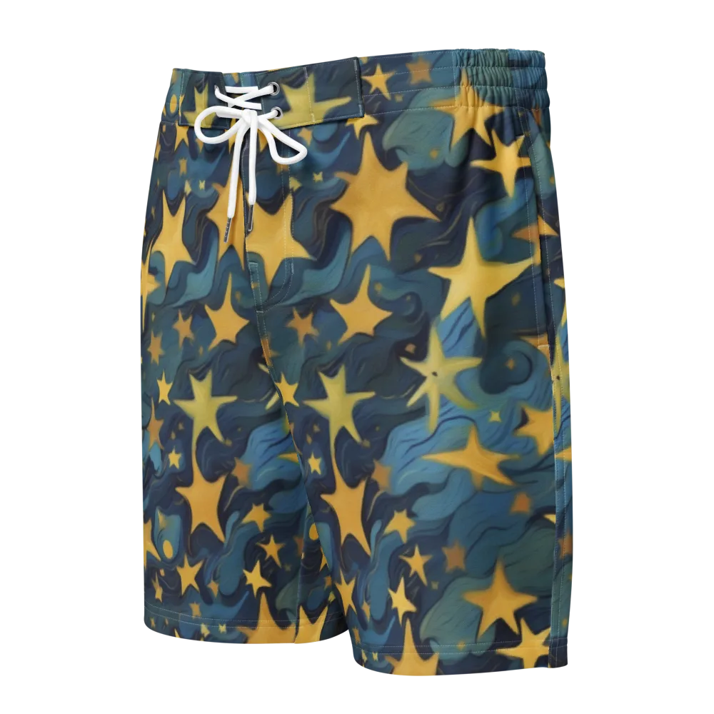 Celestial Current on Men's Board Shorts — Front