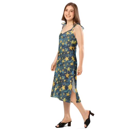 Celestial Current on a Slip Dress