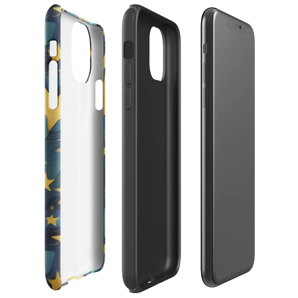Celestial Current on Tough Case for iPhone® — Right